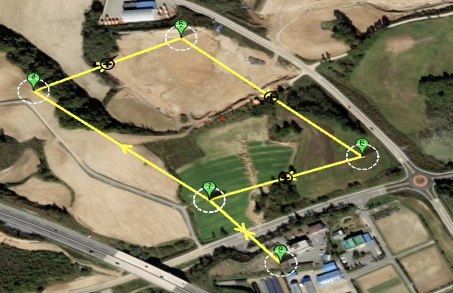 수직이착륙기 경로